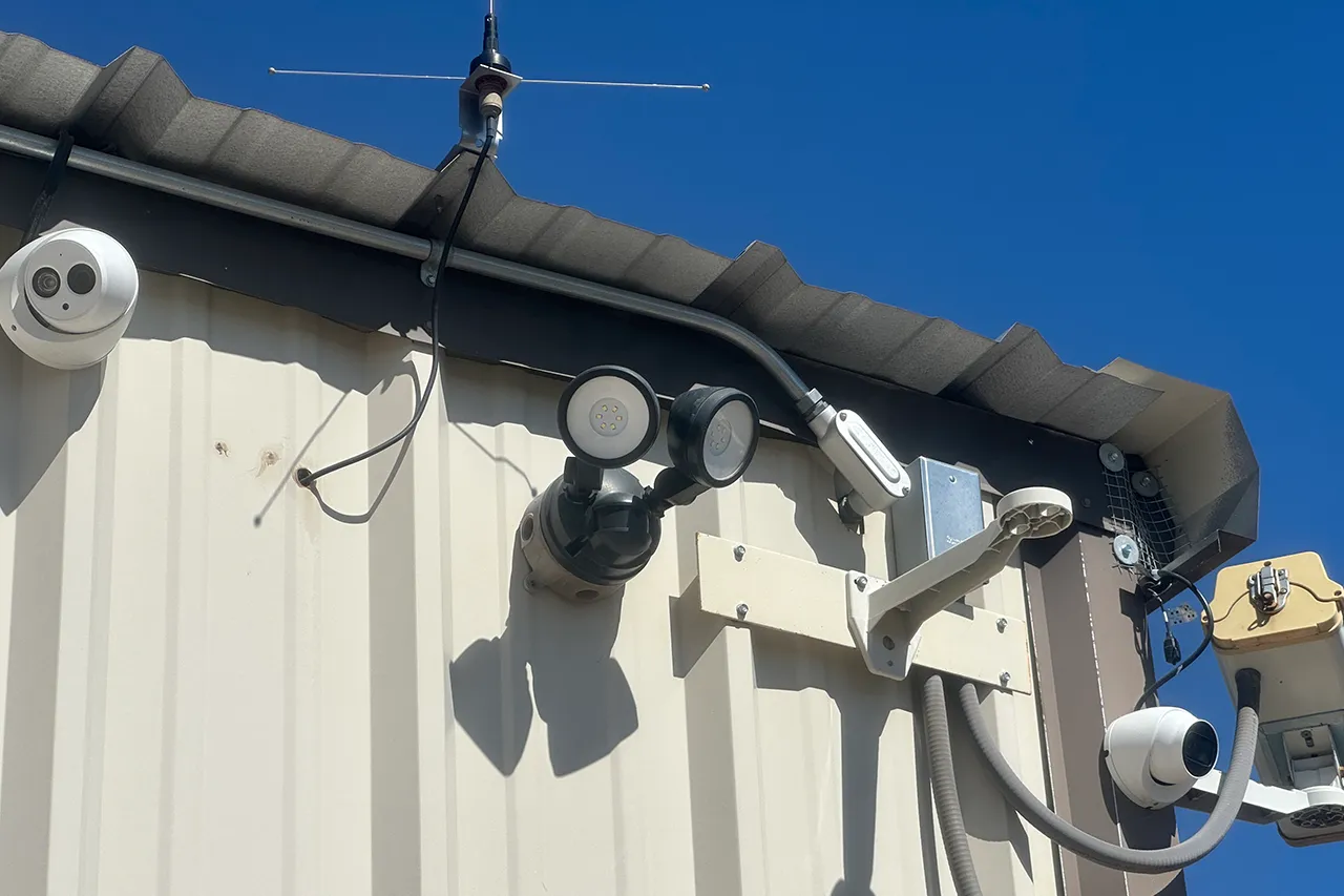 Security cameras monitoring Camp Lane Storage